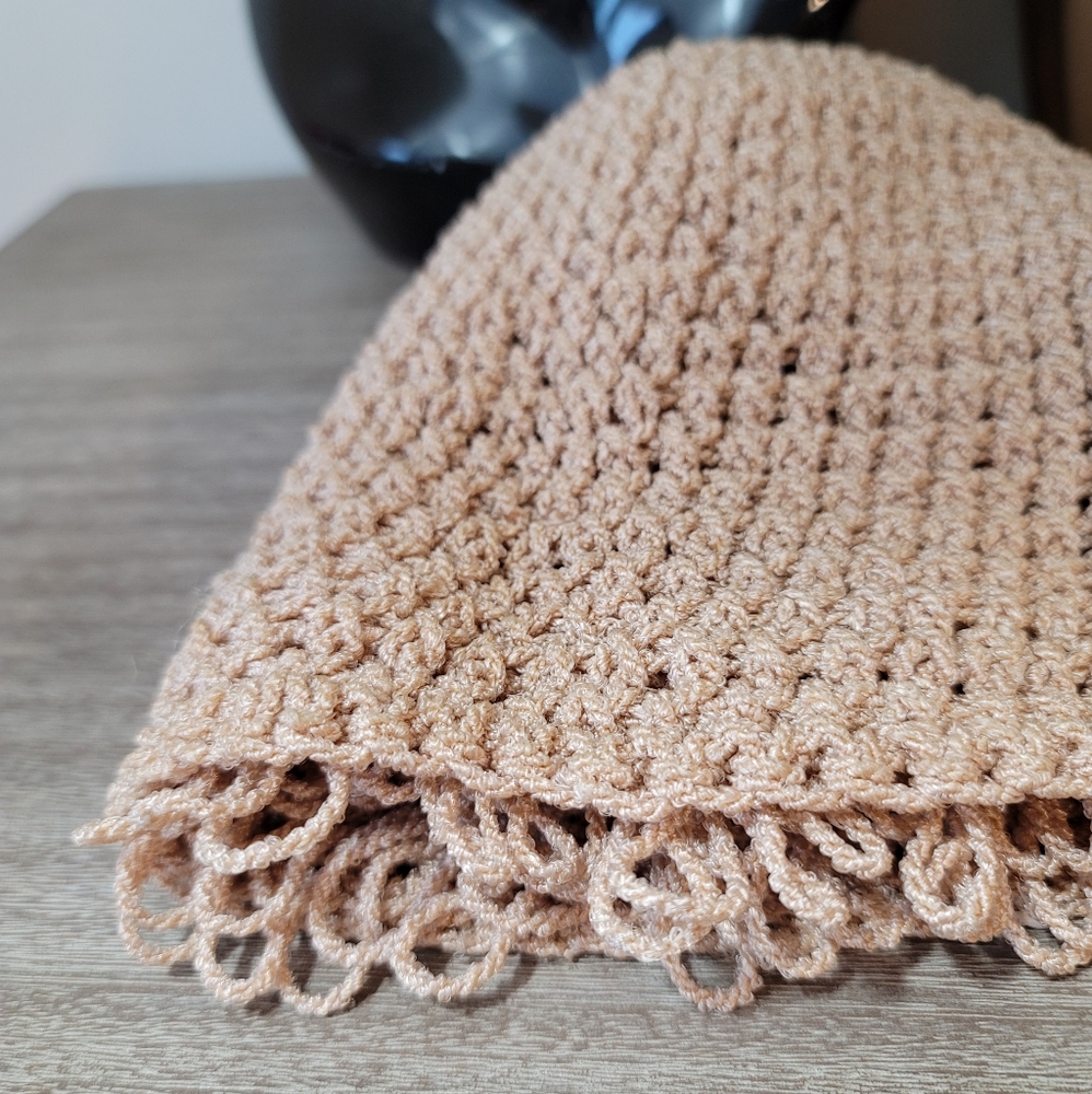 VTG 60s Loop Knit Hat - Picture 9 of 11